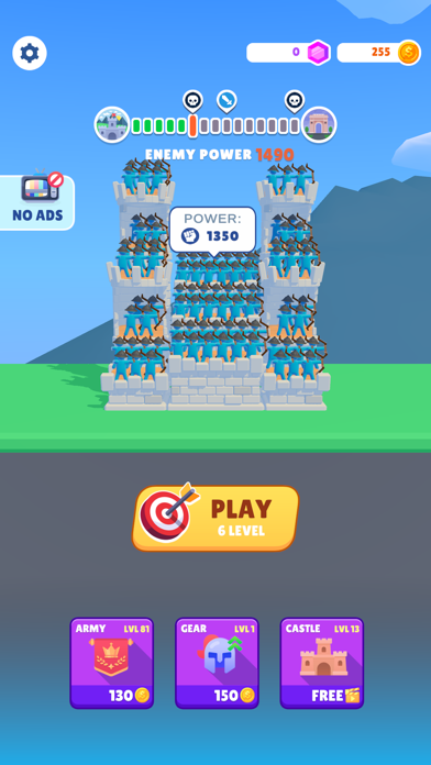 Archery Bastions: Castle War 스크린샷